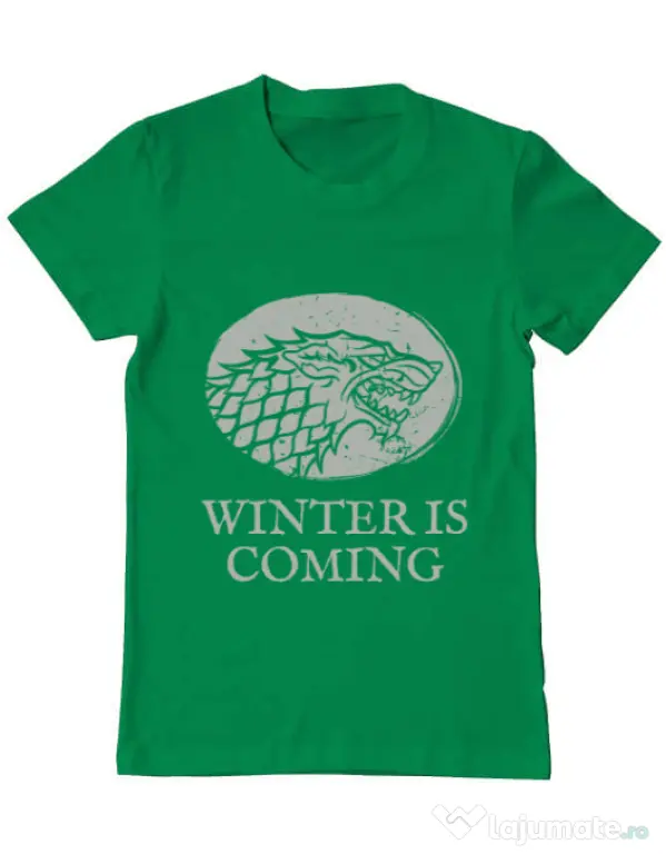 Tricou ADLER barbat Winter is coming Stark Verde mediu