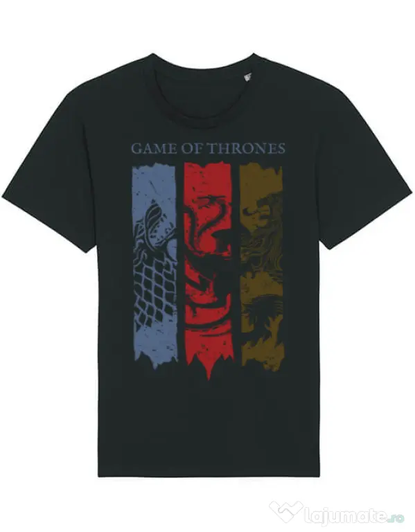 Tricou STANLEY STELLA barbat Game of Thrones Negru