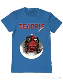 Tricou ADLER barbat Deadpie Albastru azuriu