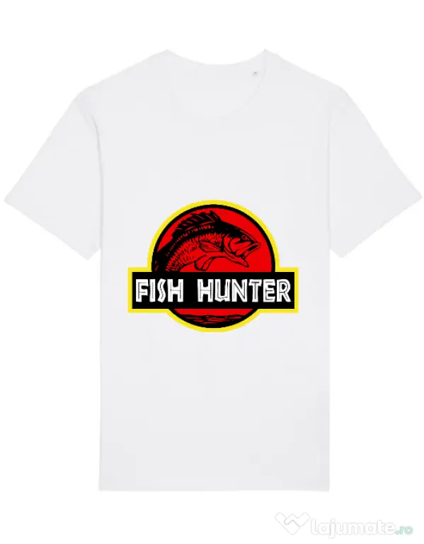 Tricou STANLEY STELLA barbat Fish hunter Alb
