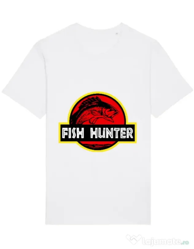 Tricou STANLEY STELLA barbat Fish hunter Alb