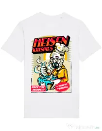 Tricou STANLEY STELLA barbat Heisen krispies Alb