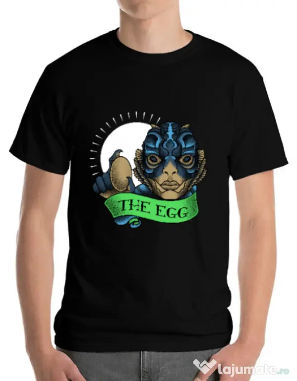 Tricou ADLER barbat Shape of water Negru
