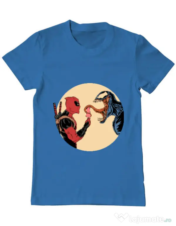 Tricou ADLER barbat Venom icecream Albastru azuriu