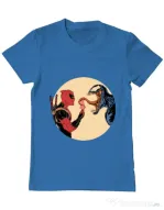Tricou ADLER barbat Venom icecream Albastru azuriu