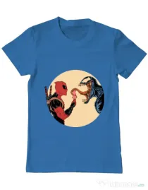 Tricou ADLER barbat Venom icecream Albastru azuriu