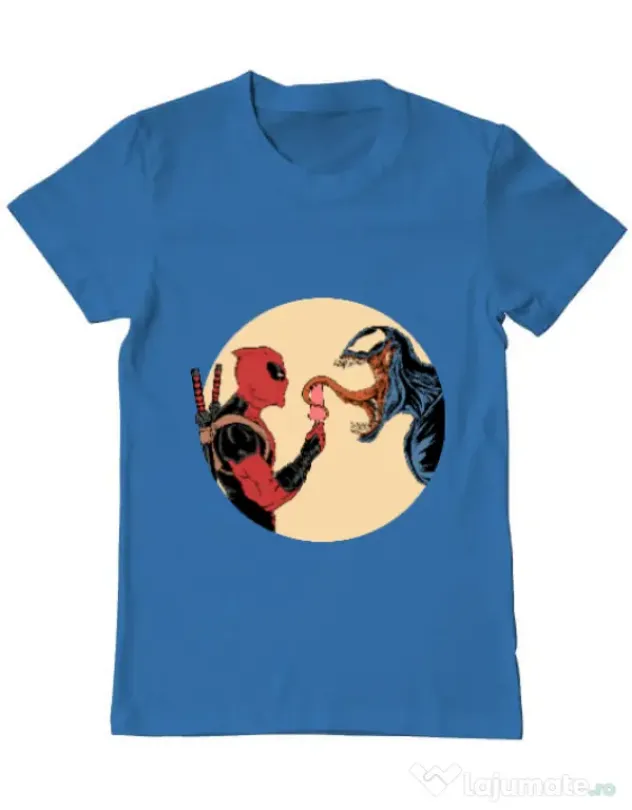 Tricou ADLER barbat Venom icecream Albastru azuriu