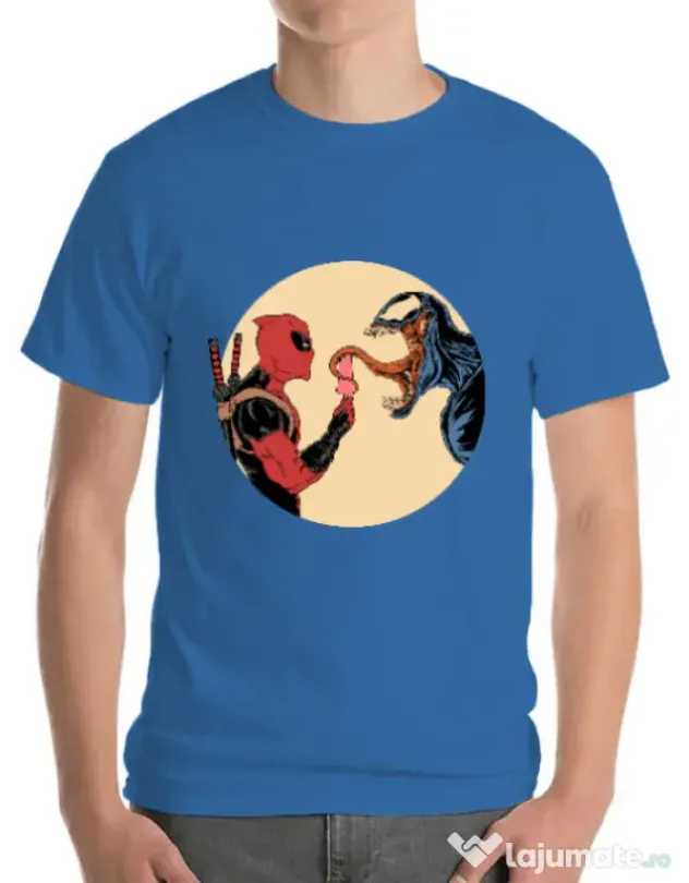 Tricou ADLER barbat Venom icecream Albastru azuriu