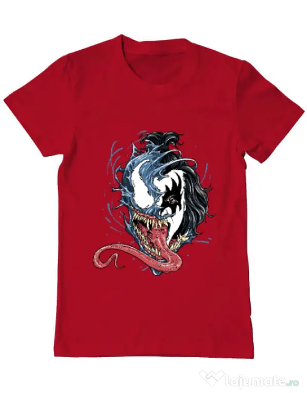 Tricou ADLER barbat Venom kiss Rosu