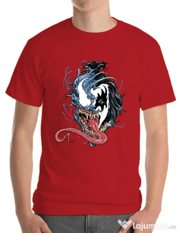 Tricou ADLER barbat Venom kiss Rosu