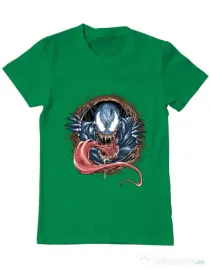 Tricou ADLER barbat Venom rise Verde mediu