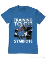 Tricou ADLER barbat Venom training Albastru azuriu