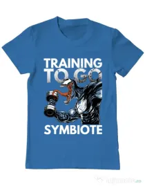 Tricou ADLER barbat Venom training Albastru azuriu