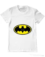 Tricou ADLER barbat Six pack Batman Alb