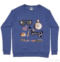 Bluza ADLER barbat Every girl Albastru melanj