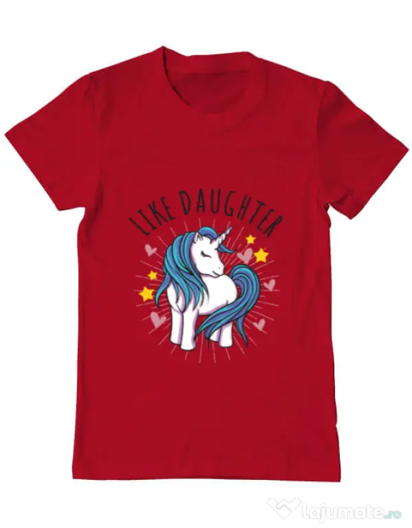 Tricou ADLER barbat Like daughter Rosu