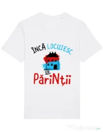 Tricou STANLEY STELLA barbat Inca locuiesc cu parintii Alb