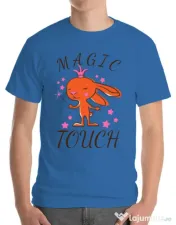 Tricou ADLER barbat Magic touch Albastru azuriu 