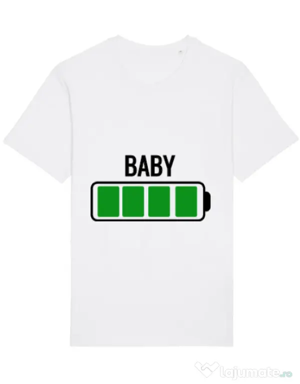 Tricou STANLEY STELLA barbat Baby battery Alb