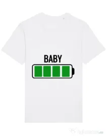 Tricou STANLEY STELLA barbat Baby battery Alb