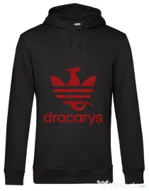 Hoodie barbat cu gluga Dracarys Negru