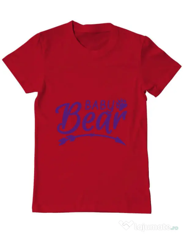 Tricou ADLER barbat Baby bear Rosu