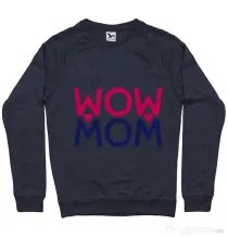 Bluza ADLER barbat Wow mom Denim inchis