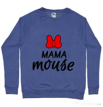 Bluza ADLER barbat Mama mouse Albastru melanj
