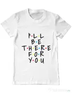 Tricou ADLER barbat There for you Alb
