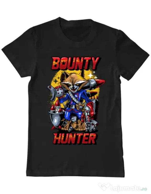 Tricou ADLER barbat Bounty hunter Negru