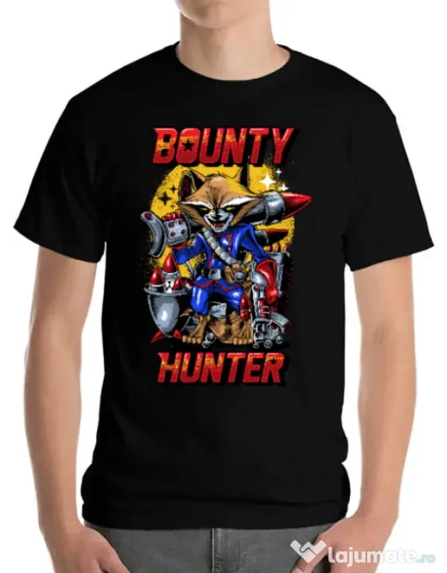 Tricou ADLER barbat Bounty hunter Negru