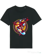 Tricou STANLEY STELLA barbat Cali skate Negru 