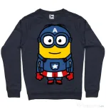 Bluza ADLER barbat Captain minion Denim inchis