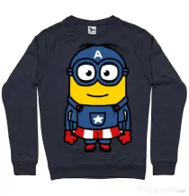 Bluza ADLER barbat Captain minion Denim inchis