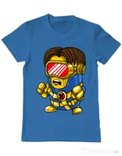 Tricou ADLER barbat Cyclops minion Albastru azuriu 