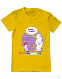 Tricou ADLER barbat How is the inside Galben