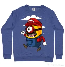Bluza ADLER barbat Mario minion Albastru melanj