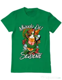 Tricou ADLER barbat Mirada Del Serpiente Verde mediu