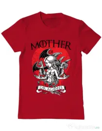 Tricou ADLER barbat Mother of dragons Rosu