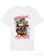 Tricou STANLEY STELLA barbat Original hipster Alb
