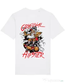 Tricou STANLEY STELLA barbat Original hipster Alb