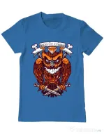 Tricou ADLER barbat Rogue owl Albastru azuriu