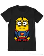 Tricou ADLER barbat Super minion Negru