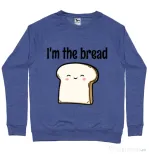 Bluza ADLER barbat I am the bread Albastru melanj