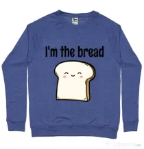 Bluza ADLER barbat I am the bread Albastru melanj