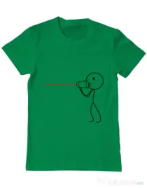 Tricou ADLER barbat Cuvinte de dragoste 1 Verde mediu