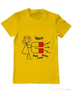 Tricou ADLER barbat Our love story 1 Galben