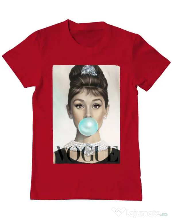 Tricou ADLER barbat Audrey Rosu