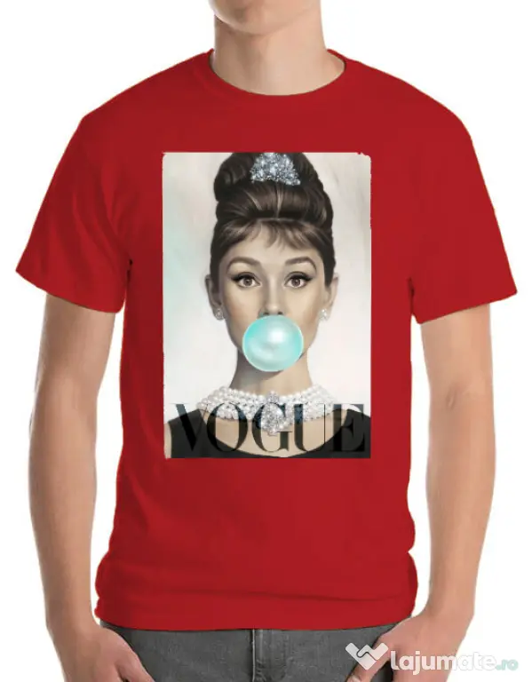 Tricou ADLER barbat Audrey Rosu