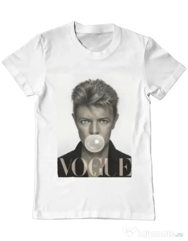 Tricou ADLER barbat Bowie Alb